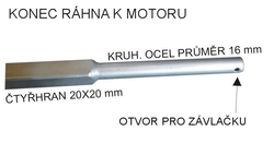 RÁHNO NA ROŽEŇ - 20x20 - NA MÍRU