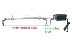 KOMPLET ROŽEŇ S MOTOREM DO KRBU do 25 kg, MG - 15x15, 