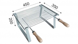 ROŠT 450 X 350 S RUČKAMI A NOŽKAMI 200