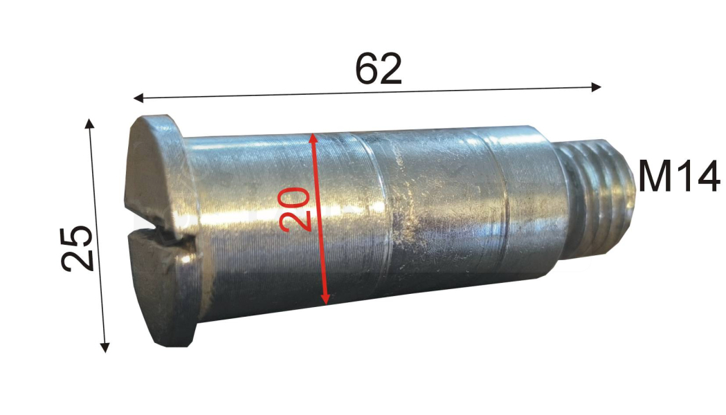 ČEP DO HOVĚZÍ KOČKY 20/62 M14 NEREZ