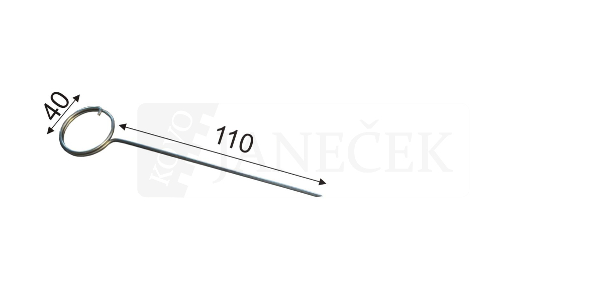 DRŽÁK CENOVKY-JEHLA - 110 NEPOTRAVINÁŘSKÁ